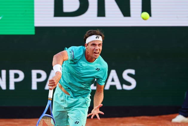 2026.05.26 Paryz Tenis French Open Roland Garros 2026 Felix Auger-Aliassime - Daniel Altmaier N z Daniel Altmaier Foto Pawel Andrachiewicz PressFocus 2026.05.26 Paris Tennis - French Open Roland Garros 2026 Felix Auger-Aliassime - Daniel Altmaier Daniel Altmaier Credit: Pawel Andrachiewicz PressFocus NEWSPIX.PL --- newspix.pl 