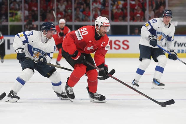 26.05.2026 Swiss Life Arena Zuerich , SCHWEIZ, Herren Eishockey IIHF World Championship, WM, Weltmeisterschaft Zurich 2026 Gruppe A SUI - FIN Roman Josi (SUI)