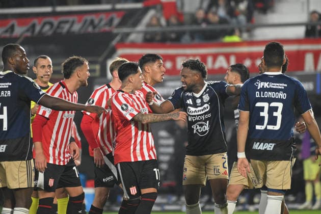 Estudiantes vs Independiente de Medellin. Foto: FOTOBAIRES Copa Conmebol Libertadores Copyright: xNachoxAmiconixNachoxAmiconix