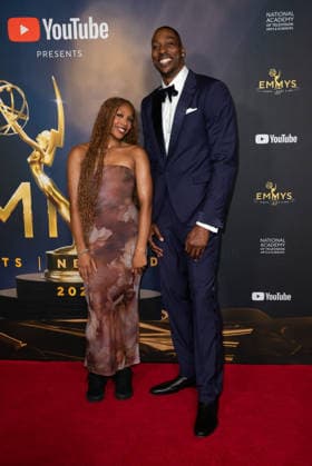 47th Annual Sports Emmy Awards 26 May 2026 - New York, New York - Amy Luciani and Dwight Howard attend the 47th Annual Sports Emmy Awards held at Jazz at Lincoln Center. Photo Credit: Christopher Smith AdMedia New York New York United States EDITORIAL USE ONLY  Copyright: xx ChristopherxSmithx admphotostwo992207
