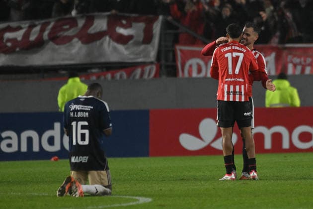 Estudiantes vs Independiente de Medellin. Foto: FOTOBAIRES Copa Conmebol Libertadores Copyright: xNachoxAmiconixNachoxAmiconix