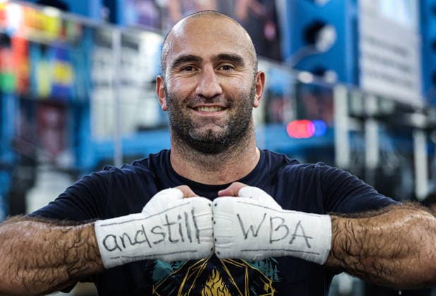 Boxen, Murat Gassijew Training RUSSIA, MOSCOW REGION - MAY 26, 2026: Russian professional boxer Murat Gassiev prepares for his bout against French professional boxer Tony Yoka at the Lesnaya Opushka sports base in Serpukhov, south of Moscow Russian Boxer Gassiev Prepares For His Bout Against French Boxer Yoka  - ZUMAt113 20260526_zaa_t113_767 Copyright: xValeryxSharifulinx