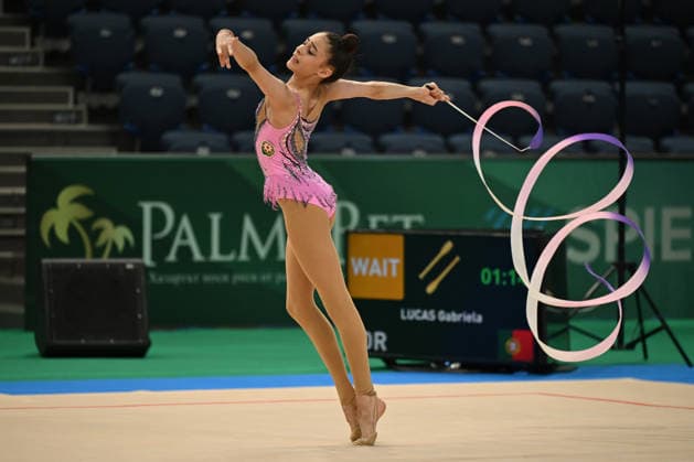 IPA85103413 - ATAKISHIYEVA Azada (AZE) during European Championships in Rhythmic gymnastics, Rhythmische Sportgymnastik, RSG Gymnastics in Varna, Bulgaria, May 27 2026  Copyright: xFilippoxTomasi IPAxSportx xx 85103413