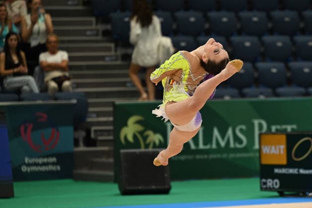 IPA85103420 - STANCIU Patricia (ROU) during European Championships in Rhythmic gymnastics, Rhythmische Sportgymnastik, RSG Gymnastics in Varna, Bulgaria, May 27 2026  Copyright: xFilippoxTomasi IPAxSportx xx 85103420