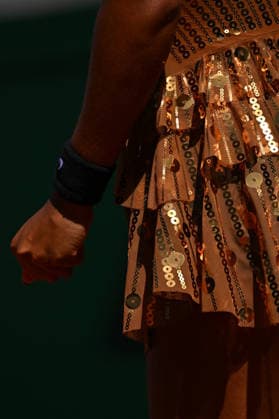 2026 French Open - Naomi Osaka Details Naomi Osaka (JPN) during her first round match at the 2026 Roland-Garros tournament in Paris, FRANCE, on May 26, 2026. Photo by Corinne Dubreuil ABACAPRESS.COM Paris France  Copyright: xDubreuilxCorinne ABACAx