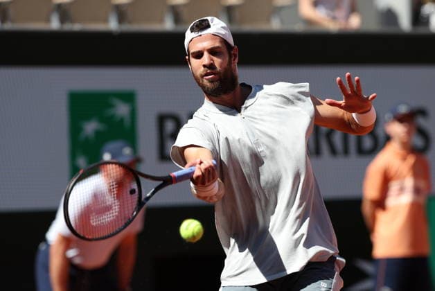 ROLAND GARROS 2026 Thierry Larret MAXPPP - PARIS (75) 27 05 2026 Thierry Larret Maxppp. Tennis. Roland Garros 2026. Internationaux de France de tennis. Stade Roland Garros, Paris (75). Le 27 Mai. Court Suzanne LENGLEN : Karen KHATACHANOV (RUS) vs Marco TRUNGELLITI (ARG). Roland Garros French Open tennis tournament, in Paris, France, on 27 May 2026. PARIS (75) STADE ROLAND GARROS PARIS ILE DE FRANCE FRANCE  Copyright: xMAXPPPxThierryxLarretx TLR202605273886 TLR202605273886