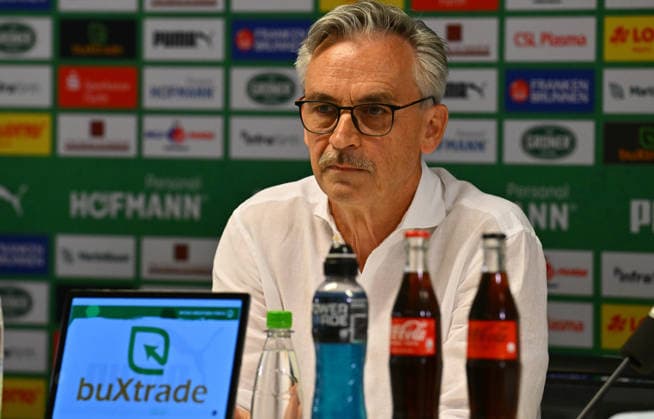 27.05.2026 - SpVgg Greuther Fürth Fuerth - - Medientermin Pressetermin - Vorstellung neuer Geschäftsführer - - Peter Köhr (Aufsichtsratsvorsitzender SpVgg Greuther Fürth )