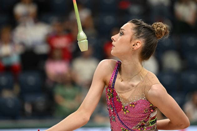 OTHER - Gymnastics - European Championships in Rhythmic gymnastics, Rhythmische Sportgymnastik, RSG Photo by IPA ABACAPRESS.COM85106917 - LEWINSKA Laura (POL) during European Championships in Rhythmic Gymnastics, Gymnastics in Varna, Bulgaria, May 27 2026 Varna Bulgaria  Copyright: xIPAxSport ABACAx