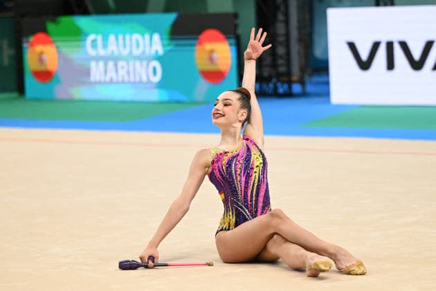 OTHER - Gymnastics - European Championships in Rhythmic gymnastics, Rhythmische Sportgymnastik, RSG Photo by IPA ABACAPRESS.COM85106918 - MARINO Claudia (ESP) during European Championships in Rhythmic Gymnastics, Gymnastics in Varna, Bulgaria, May 27 2026 Varna Bulgaria  Copyright: xIPAxSport ABACAx