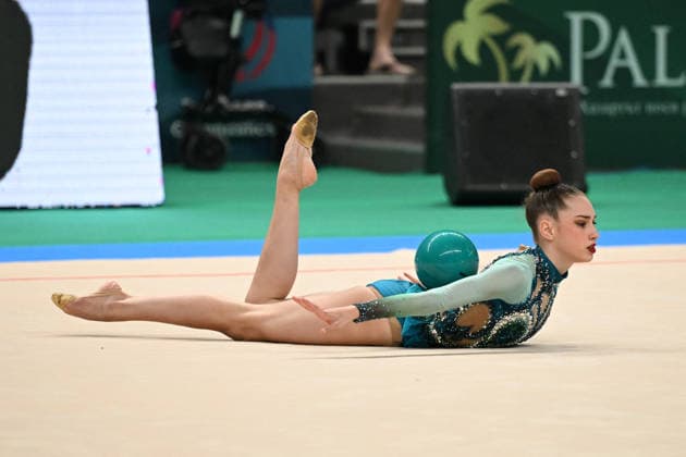 OTHER - Gymnastics - European Championships in Rhythmic gymnastics, Rhythmische Sportgymnastik, RSG Photo by IPA ABACAPRESS.COM85106912 - MARINO Claudia (ESP) during European Championships in Rhythmic Gymnastics, Gymnastics in Varna, Bulgaria, May 27 2026 Varna Bulgaria  Copyright: xIPAxSport ABACAx