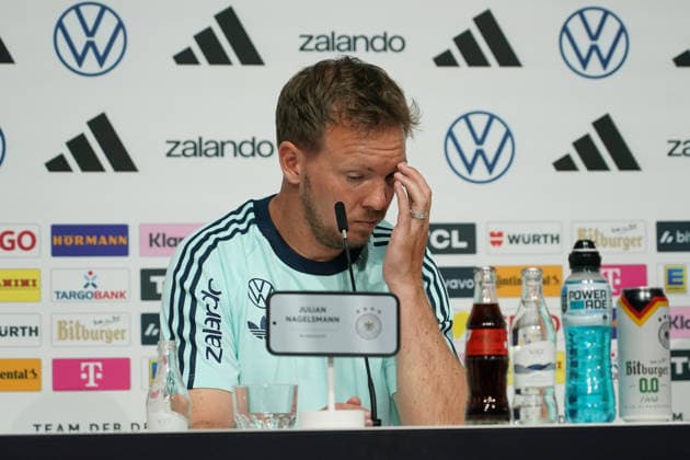 Bundestrainer Julian Nagelsmann (Deutschland Germany) bei der Eröffnungspressekonferenz des WM-Trainingslagers - Herzo Base 27.05.2026: Deutsche Nationalmannschaft, Trainingslager zur WM-Vorbereitung, Home Ground, HerzoBase, World of Adidas, Herzogenaurach