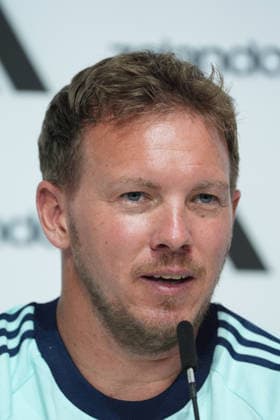 Bundestrainer Julian Nagelsmann (Deutschland Germany) bei der Eröffnungspressekonferenz des WM-Trainingslagers - Herzo Base 27.05.2026: Deutsche Nationalmannschaft, Trainingslager zur WM-Vorbereitung, Home Ground, HerzoBase, World of Adidas, Herzogenaurach