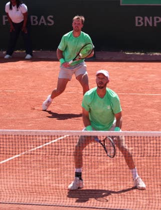 Kevin Krawietz, Tim Puetz (Kappe), Herren Doppel, Men s Doubles Tennis - French Open 2026 - Roland Garros - Paris - - France - 27 May 2026. Copyright: xJuergenxHasenkopfx
