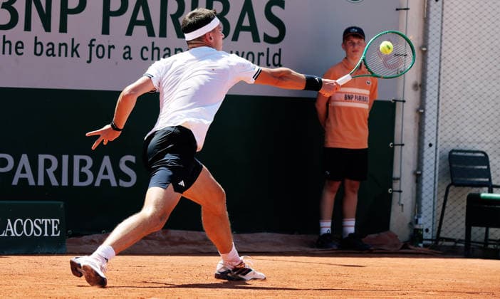 TENNIS - French Open 2026 PARIS,FRANCE,27.MAY.26 - TENNIS - ATP, Tennis Herren World Tour, French Open, Roland Garros, Grand Slam. Image shows Jakub Mensik (CZE).  GEPAxpictures xMatthiasxHauer