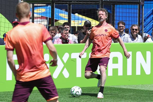 UEFA Conference League Finale: Legends Match beim Fan-Festival Leipzig, 27.05.26 Steffen Freund beim Legends Match beim Fan-Festival auf dem Marktplatz Leipzig, anlässlich des UEFA Conference League Finals, 27.05.26. Copyright: xBEAUTIFULxSPORTS JanxKaeferx
