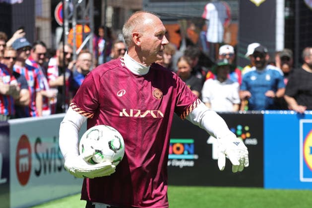 UEFA Conference League Finale: Legends Match beim Fan-Festival Leipzig, 27.05.26 Perry Bräutigam beim Legends Match beim Fan-Festival auf dem Marktplatz Leipzig, anlässlich des UEFA Conference League Finals, 27.05.26. Copyright: xBEAUTIFULxSPORTS JanxKaeferx