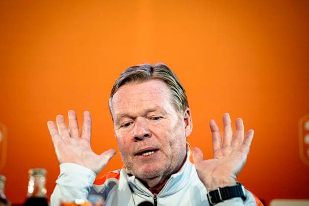 ZEIST - National coach Ronald Koeman will provide details on the World Cup squad during the press conference, PK, Pressekonferenz for the 2026 World Cup in Zeist on May 27, 2026, at KNVB Campus Netherlands. (Photo by Stefan Koops EYE4IMAGES DeFodi Images) -
