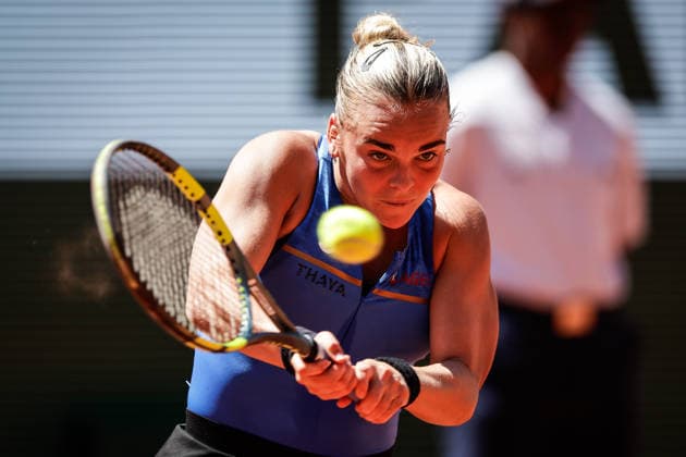 May 27, 2026, Paris, France, France: Sara BEJLEK of Czech Republic during the fourth day of the Roland-Garros 2026, French Open 2026, Grand Slam tennis tournament at Roland-Garros Stadium on May 27, 2026 in Paris, France. Roland Garros 2026 - Day 4  - ZUMAm308 20260527_zsp_m308_021 Copyright: xMatthieuxMirvillex