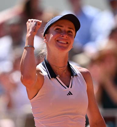 2026 French Open (Roland-Garros) - Day 4 PARIS, FRANCE - MAY 27: Elina Svitolina of Ukraine celebrates after winning the match against Kaitlin Quevedo of Spain during the Women s Singles second round match on Day Four of the 2026 French Open at Roland Garros on May 27, 2026 in Paris, France. Mustafa Yalcin Anadolu Paris France. Editorial use only. Please get in touch for any other usage.  Copyright: x2026xAnadoluxMustafaxYalcinx
