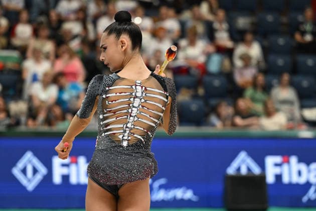 IPA85110242 - JAMAGIDZE Nita (GEO) during European Championships in Rhythmic gymnastics, Rhythmische Sportgymnastik, RSG Gymnastics in Varna, Bulgaria, May 27 2026  Copyright: xFilippoxTomasi IPAxSportx xx 85110242