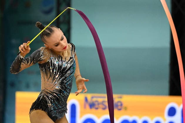 OTHER - Gymnastics - European Championships in Rhythmic gymnastics, Rhythmische Sportgymnastik, RSG Photo by IPA ABACAPRESS.COM85110237 - ZAIKINA Iana (RUS) during European Championships in Rhythmic Gymnastics, Gymnastics in Varna, Bulgaria, May 27 2026 Varna Bulgaria  Copyright: xIPAxSport ABACAx
