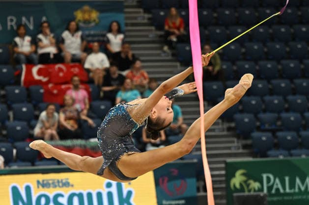OTHER - Gymnastics - European Championships in Rhythmic gymnastics, Rhythmische Sportgymnastik, RSG Photo by IPA ABACAPRESS.COM85110238 - ZAIKINA Iana (RUS) during European Championships in Rhythmic Gymnastics, Gymnastics in Varna, Bulgaria, May 27 2026 Varna Bulgaria  Copyright: xIPAxSport ABACAx