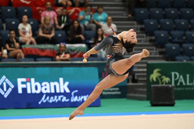 OTHER - Gymnastics - European Championships in Rhythmic gymnastics, Rhythmische Sportgymnastik, RSG Photo by IPA ABACAPRESS.COM85110240 - JAMAGIDZE Nita (GEO) during European Championships in Rhythmic Gymnastics, Gymnastics in Varna, Bulgaria, May 27 2026 Varna Bulgaria  Copyright: xIPAxSport ABACAx