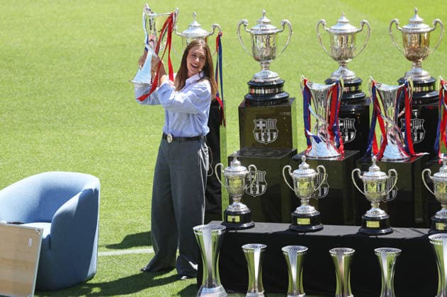 FC Barcelona, Barca Farewell Ceremony for Alexia Putellas Alexia Putellas during her farewell ceremony at FC Barcelona, the club where she played for 14 seasons, in Barcelona, Spain, on May 27, 2026. Barcelona Barcelona Spain  Copyright: xUrbanandsportx originalFilename:urbanandsport-fcbarcel260527_np315.jpg