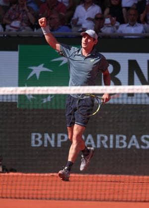 Valentin Royer (FRA) jubelt nach einem gewonnen Punkt, Emotion, Freude Herren Einzel, Men s Singles Tennis - French Open 2026 - Roland Garros - Paris - - France - 27 May 2026. Copyright: xJuergenxHasenkopfx