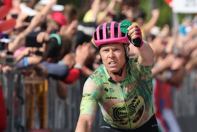 Giro d Italia 2026 UCI Cycling race - Stage 17 Pierre Teyssot MAXPPP ; Giro d Italia 2026 UCI Cycling race - Stage 17. Andalo, Italy on May 27, 2026. Stage 17h of 202 km from Cassano d Adda to Andalo. In action Michael VALGREN Danish from EF Education (EDU) Pierre Teyssot Maxppp Andalo Trentino South Tyrol Italy  Copyright: xMAXPPPxPierrexTeyssotx TEY32791 TEY32791