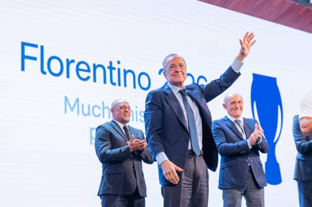 ESP: press conference, PK, Pressekonferenz Florentino Perez of Real Madrid Florentino Perez, president of Real Madrid, presents his candidacy for the elections for the presidency of the Real Madrid club at Hotel Melia Castilla in Madrid on May 27, 2026, Madrid Madrid Spain Copyright: xAlbaxPachecox xAgenciaxLOFx