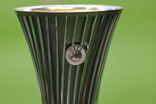 27.05.2026, EUR, Fussball, Herren, Conference League Finale, Saison 2025 2026, Crytsal Palace F.C. - Rayo Vallecano de Madrid der UEFA Conference League Pokal Leipzig Leipzig Stadium Sachsen Deutschland Copyright: xAdrianxSchlüterx