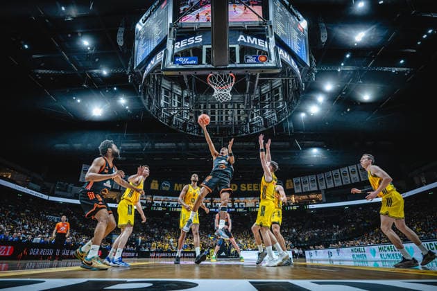 Basketball Berlin 27.05.2026 Saison 2025 2026 EasyCredit BBL 1. Bundesliga Männer, Herren Playoffs Viertelfinale Spiel 5 Alba Berlin - RASTA Vechta Alonzo Verge (Vechta, No.11)