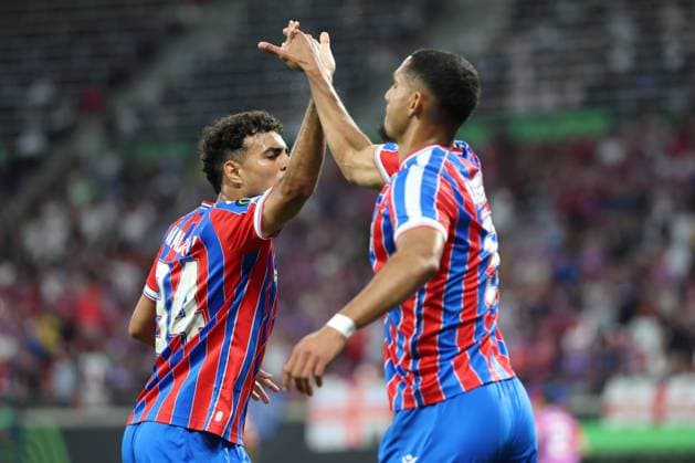27.05.2026 - SOCCER - 2025-2026 UEFA Conference League final , Crystal Palace vs Rayo Vallecano Jean-Philippe Mateta (Crystal Palace) gestures LEIPZIG Red Bull Arena ,Leipzig Red Bull Arena (Leipzig) Germany