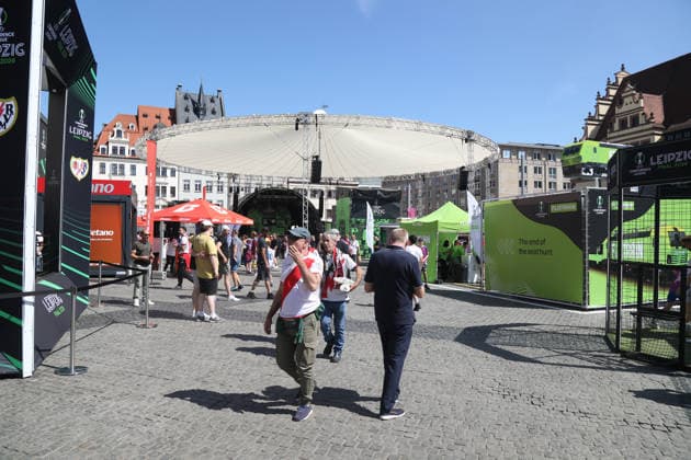 Fan Festival zum UEFA Conference League Finale 2026 in Leipzig Leipzig, 27.05.2026 Fan Festival zum UEFA Conference League Finale 2026 in leipzig Foto: Matthias Gränzdörfer Sachsen Copyright: xMatthiasxGränzdörferx