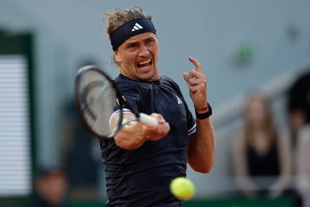 French Open - Alexander Zverev (GER) during at the 2026 Roland-Garros tournament in Paris, FRANCE, on May 27 - 2026 Copyright: AntonioxBorga