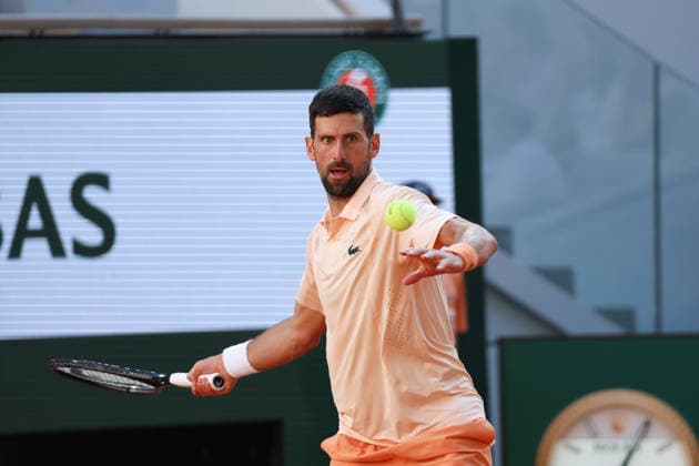 Roland Garros 2026 - Djokovic vs Royer Novak Djokovic vs Valentin Royer during the French Tennis Open of Roland Garros in Paris, France on May 27th 2026.  Copyright: xFabricexChasseryx