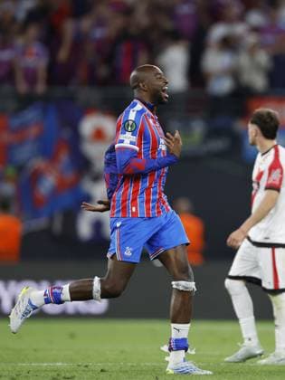 LEIPZIG - Jean-Philippe Mateta of Crystal Palace FC celebrates victory during the UEFA Conference League Final between Crystal Palace FC and Rayo Vallecano de Madrid at the Leipzig Arena on May 27, 2026 in Leipzig, Germany. MAURICE VAN STEEN ANP UEFA Conference League - FINAL 2025-2026 xVIxANPxSportx xMauricexvanxSteenxIVx 559469347 originalFilename: 559469347.jpg