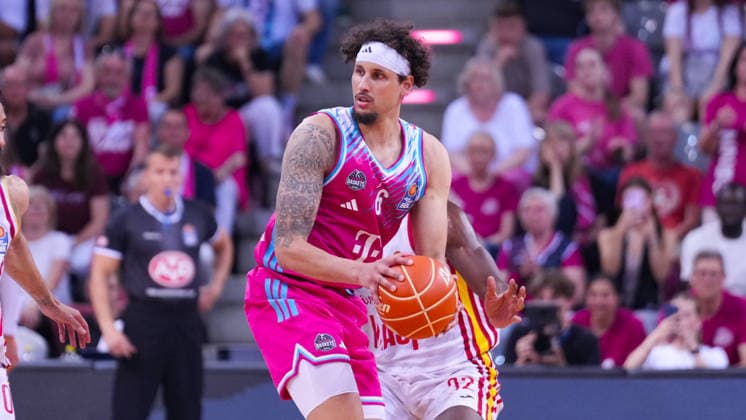 27.05.2026, xydrx, Basketball, easyCredit Basketball Bundesliga, Playoffs, Viertelfinale Spiel 5, Telekom Baskets Bonn - Fitness First Würzburg Baskets, Telekom Dome Bonn: Michael Kessens (Telekom Baskets Bonn, 6) Copyright: HMBxMedia YannisxDreimann