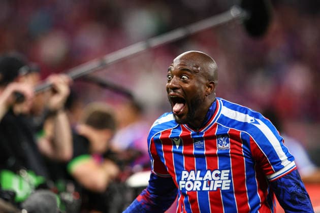 UEFA Conference League Final: Crystal Palace v Rayo Vallecano LEIPZIG, GERMANY - 27th May 2026: Jean-Philippe Mateta of Crystal Palace celebrates after the UEFA Conference League Final match between Crystal Palace FC and Rayo Vallecano de Madrid at the Red Bull Arena Leipzig Red Bull Arena Germany Copyright: xCraigxMercerx xPeakxActionxPhotosx