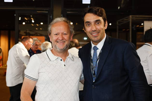 AUTO - INAUGURATION DU MUSEE M24 AU MANS Fabrice Connen, Managing director of DPPI Press agency, portrait, and Pierre Ragues, PrÃ sident de la FÃ dÃ ration Francaise du Automobile portrait, during the opening ceremony of the Museum M24, Inauguration MusÃ e M24, on May 28, 2026 in Le Mans, France - Le MansFrance  Copyright: xFREDERICxLExFLOCxHx