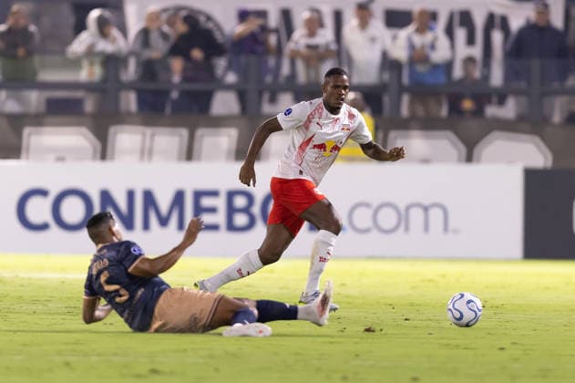 Red Bull Bragantino v Carabobo FC - Copa Sudamericana 2026 Braganca Paulista, Brazil, May 27, 2026 - Gustavo Marques of Red Bull Bragantino in action during the CONMEBOL Copa Sudamericana 2026 match against Carabobo FC at Estadio Cicero de Souza Marques. Copyright: xRPxFotoPressxRainierxMourax