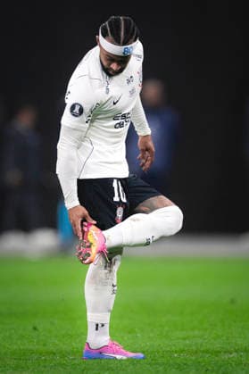 Corinthians x Platense SaO PAULO, SP - 27.05.2026: CORINTHIANS X PLATENSE - Memphis during the match between Corinthians and Platense held at Neo Quimica Arena in Sao Paulo, SP. The match is valid for the 6th round of Group E of the 2026 Copa Libertadores. (Photo: Marco Galvao Fotoarena) x2952364x  MarcoxGalvao