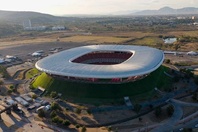 (260528) -- ZAPOPAN, May 28, 2026 -- This drone photo taken on May 27, 2026 shows the Guadalajara Stadium in Zapopan, Jalisco State, Mexico. The Guadalajara Stadium will host four group-stage matches during the 2026 FIFA World Cup, WM, Weltmeisterschaft, Fussball ) (SP)MEXICO-ZAPOPAN-FOOTBALL-FIFA WORLD CUP-STADIUM LixMuzi 