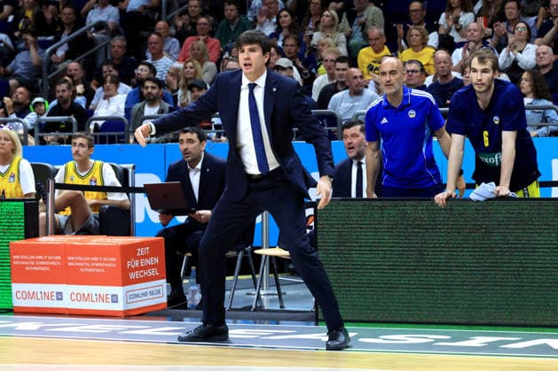 DEU, easyCredit BBL, ALBA vs. Rasta Vechta, 27.05.2026, Uber-Arena, Berlin, DEU, easyCredit BBL, ALBA vs. Rasta Vechta, im Bild CHEFTRAINER Pedro Calles (ALBA Berlin)