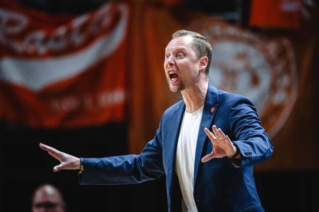 Basketball Berlin 27.05.2026 Saison 2025 2026 EasyCredit BBL 1. Bundesliga Männer, Herren Playoffs Viertelfinale Spiel 5 Alba Berlin - RASTA Vechta Christian Held (Vechta, Trainer)