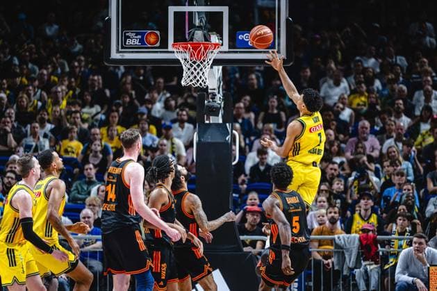 Basketball Berlin 27.05.2026 Saison 2025 2026 EasyCredit BBL 1. Bundesliga Männer, Herren Playoffs Viertelfinale Spiel 5 Alba Berlin - RASTA Vechta Jack Kayil (Alba Berlin, No.07)