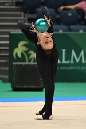 IPA85129874 - KARIKA Polina (UKR) during European Championships in Rhythmic gymnastics, Rhythmische Sportgymnastik, RSG Gymnastics in Varna, Bulgaria, May 28 2026  Copyright: xFilippoxTomasi IPAxSportx xx 85129874