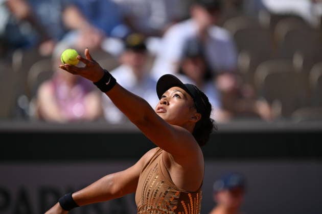 2026 French Open (Roland-Garros) - Day 5 PARIS, FRANCE - MAY 28: Naomi Osaka of Japan competes against Donna Vekic (not seen) of Croatia during the women s singles second round on day five of the 2026 French Open at Court Simonne-Mathieu in Paris, France on May 28, 2026. Mustafa Yalcin Anadolu Paris France. Editorial use only. Please get in touch for any other usage.  Copyright: x2026xAnadoluxMustafaxYalcinx