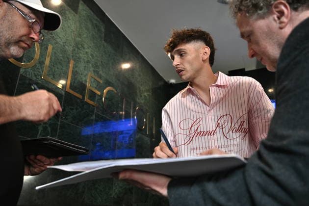 Czech national football team meeting prior to the World Cup in Prague, Czech Republic, May 28, 2026. Mojmir Chytil. (CTKxPhoto MichaelaxRihova) CTKPhotoP2026052803254  CTKPhotoP2026052803254